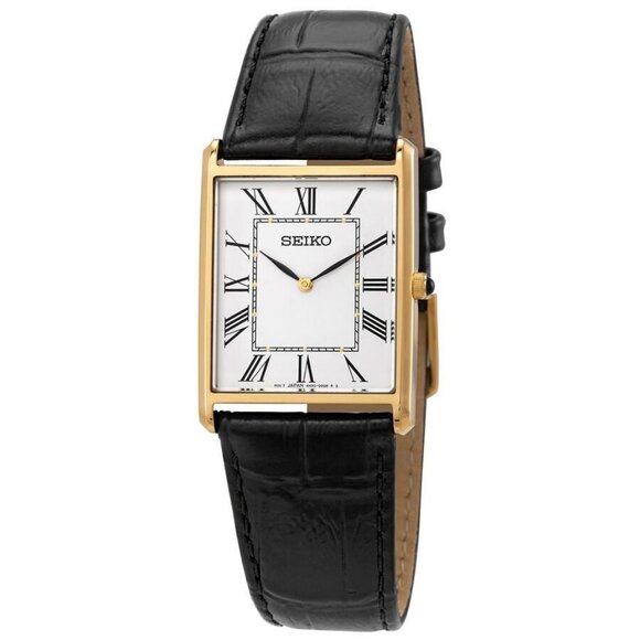 Seiko Essentials Quartz White Dial SWR083 New Authentic Seiko Essentials Quartz White Dial Men Watch